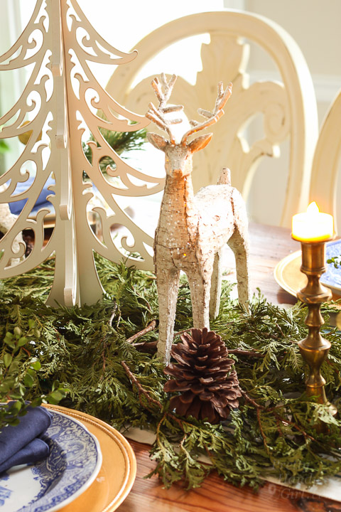 Holiday Woodland Tablescape 2015 | Pretty Handy Girl