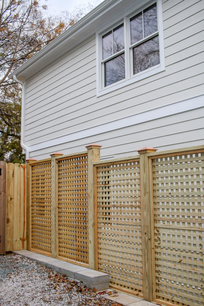 How to Build a Window Pane Lattice Privacy Fence and Gate